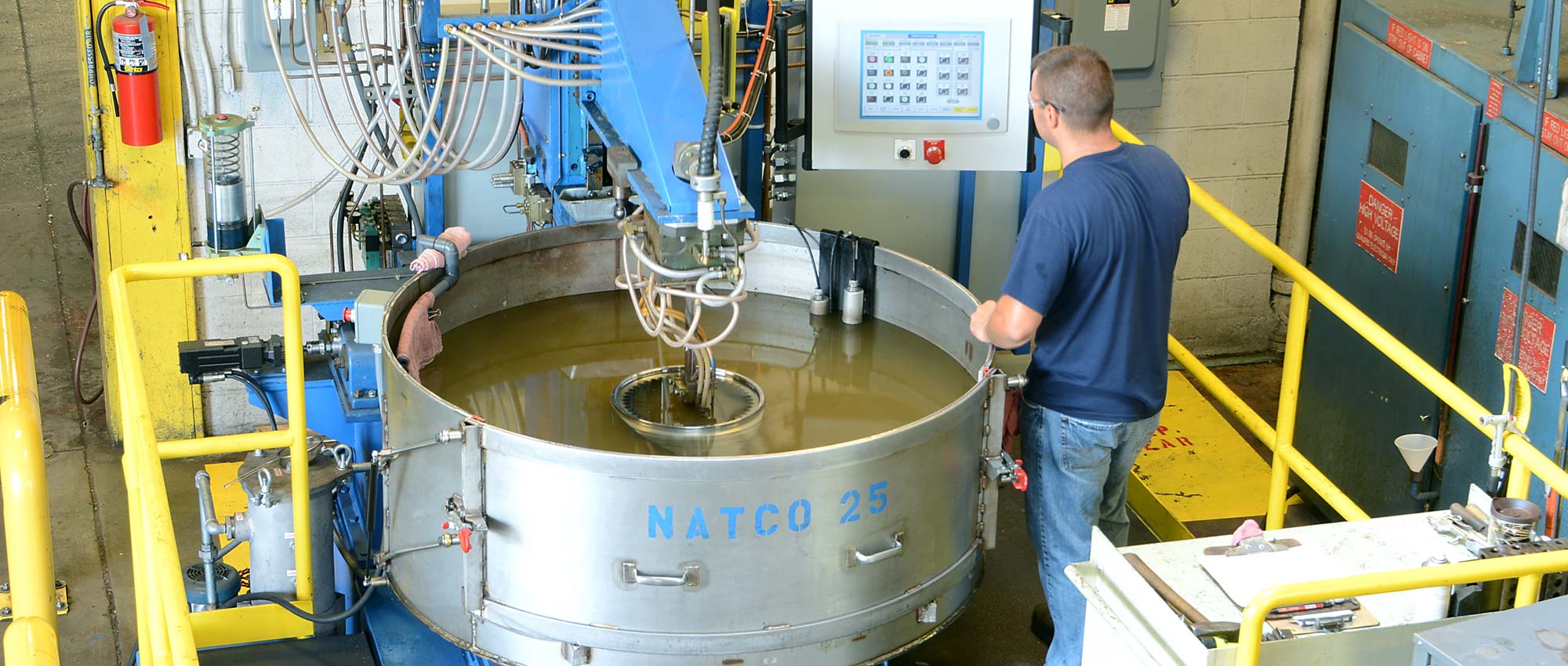 NATCO Induction Hardening Machine